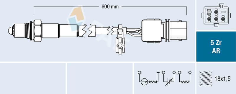 Sonda lambda FAE 75138