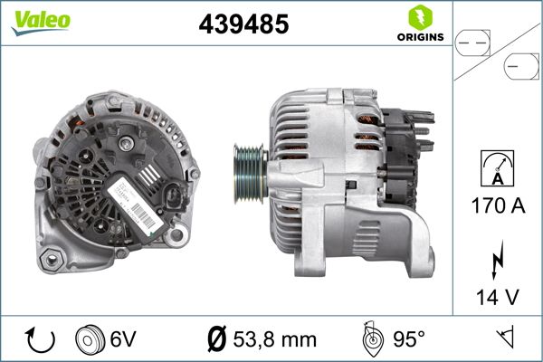 Alternator VALEO 439485