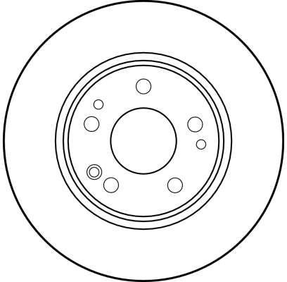 Tarcza hamulcowa TRW DF1581