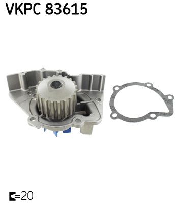 Pompa wody, chłodzenie silnika SKF VKPC83615