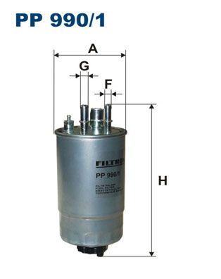 Filtr paliwa FILTRON PP 990/1