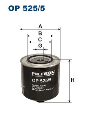 Filtr oleju FILTRON op 525/5