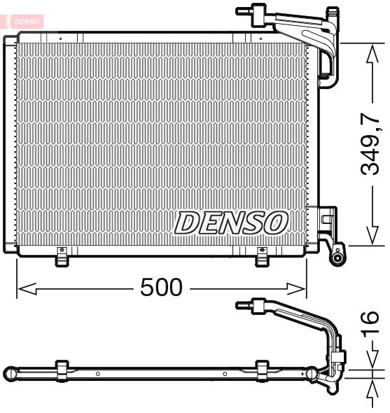 Skraplacz, klimatyzacja Denso DCN10055