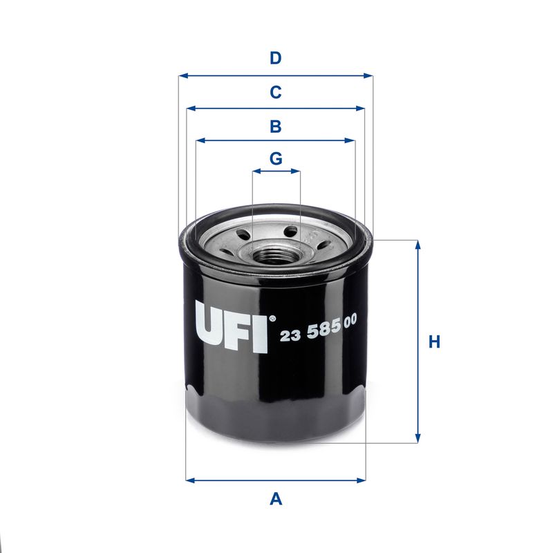 Filtr oleju UFI 23.585.00