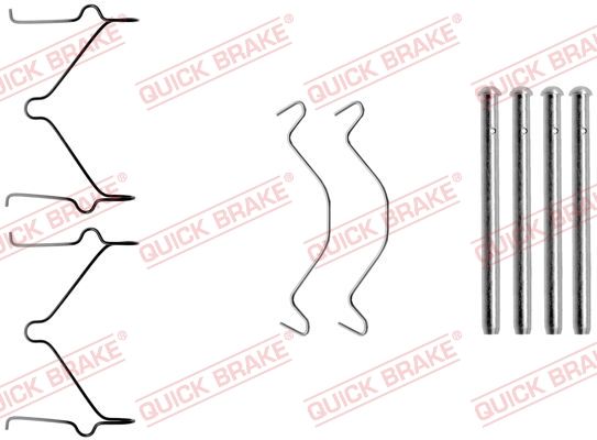 Zestaw akcesoriów, klocki hamulcowe QUICK BRAKE 109-1209