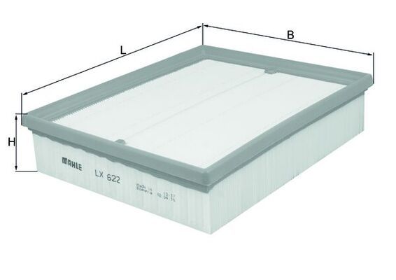 Filtr powietrza KNECHT LX 622