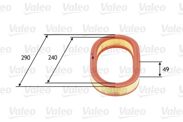 Filtr powietrza VALEO 585640