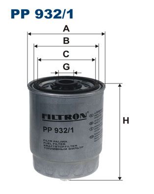 Filtr paliwa FILTRON pp 932/1