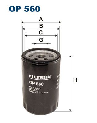 Filtr oleju FILTRON op 560