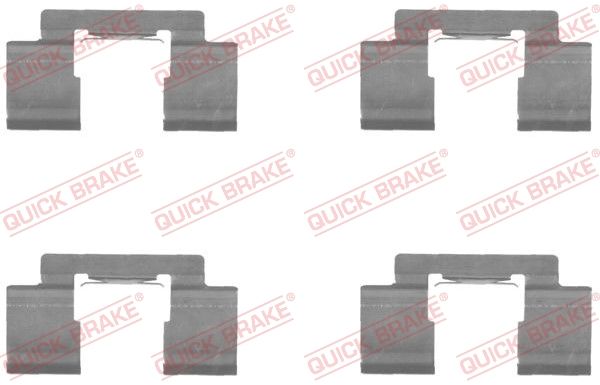 Zestaw akcesoriów, klocki hamulcowe QUICK BRAKE 109-1732