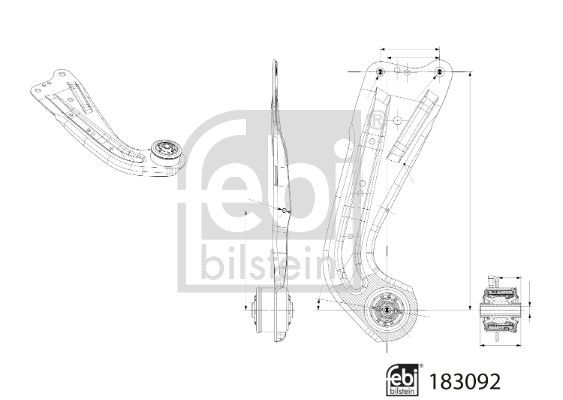 Wahacz, zawieszenie koła FEBI BILSTEIN 183092