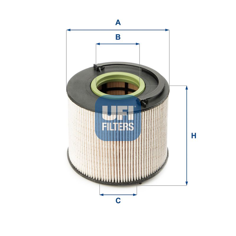 Filtr paliwa UFI 26.015.00