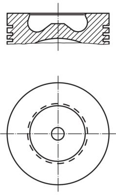 Tłok MAHLE 0158100