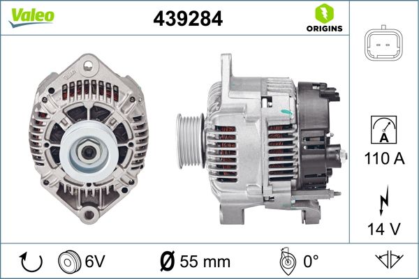 Alternator VALEO 439284