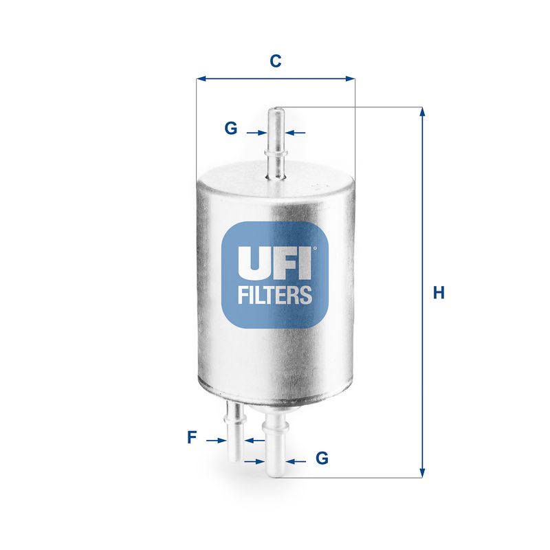 Filtr paliwa UFI 31.831.00