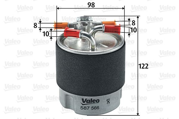 Filtr paliwa VALEO 587566