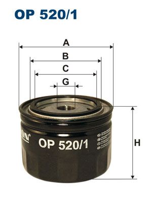 Filtr oleju FILTRON op 520/1