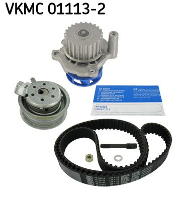 Pompa wody + zestaw paska rozrządu SKF VKMC 01113-2