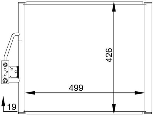 Skraplacz, klimatyzacja MAHLE AC277000S