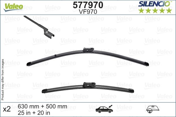Pióro wycieraczki VALEO 577970