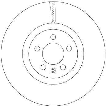Tarcza hamulcowa TRW DF6983S