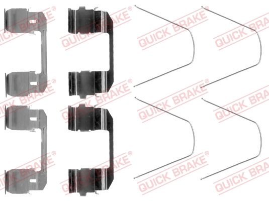 Zestaw akcesoriów, klocki hamulcowe QUICK BRAKE 109-1743