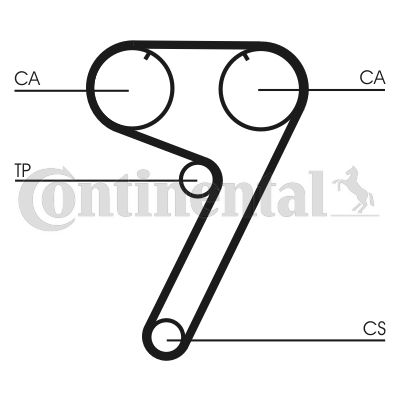 Pasek rozrządu CONTINENTAL CTAM ct670