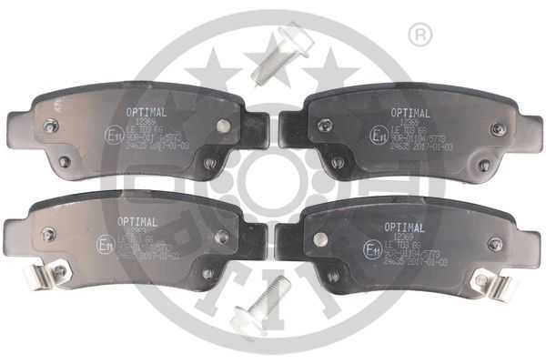 Zestaw klocków hamulcowych, hamulce tarczowe OPTIMAL BP-12369