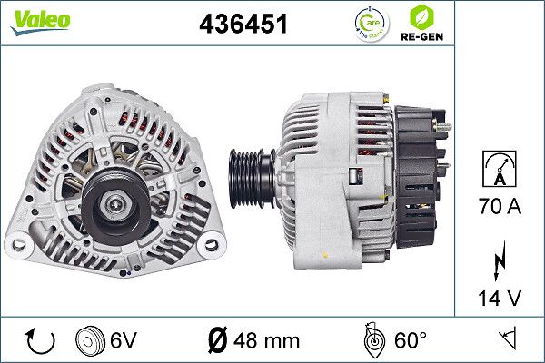 Alternator VALEO 436451