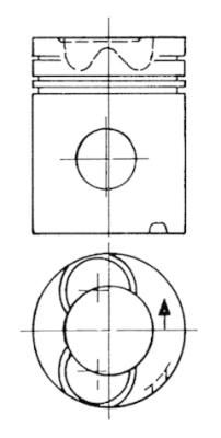 Tłok KOLBENSCHMIDT 90759600