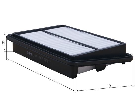 Filtr powietrza KNECHT LX 4478
