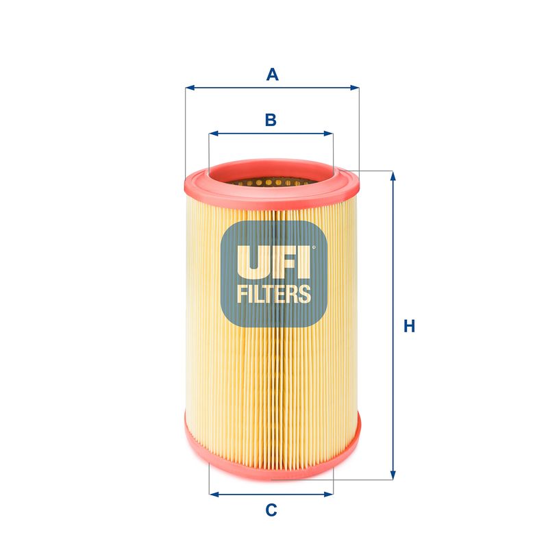 Filtr powietrza UFI 27.366.00