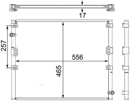 Skraplacz, klimatyzacja MAHLE ac 474 000s