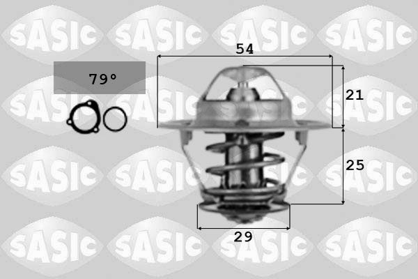 Termostat, płyn chłodzący SASIC 4000366