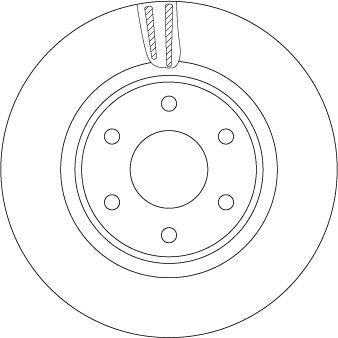 Tarcza hamulcowa TRW DF7458S