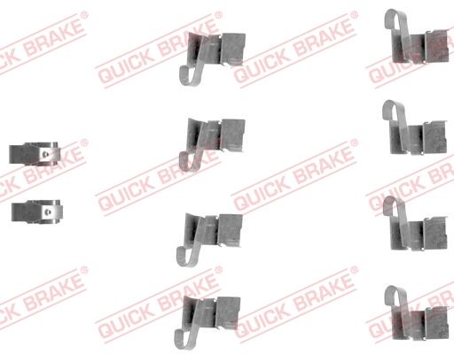 Zestaw akcesoriów, klocki hamulcowe QUICK BRAKE 109-1671