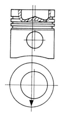 Tłok KOLBENSCHMIDT 93445700