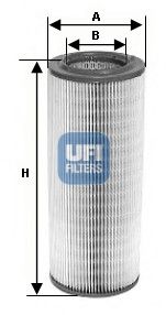Filtr powietrza UFI 27.400.00