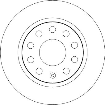 Tarcza hamulcowa TRW DF6553