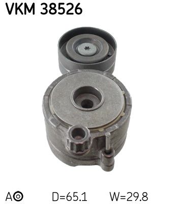 Rolka napinacza, pasek klinowy wielorowkowy SKF VKM38526
