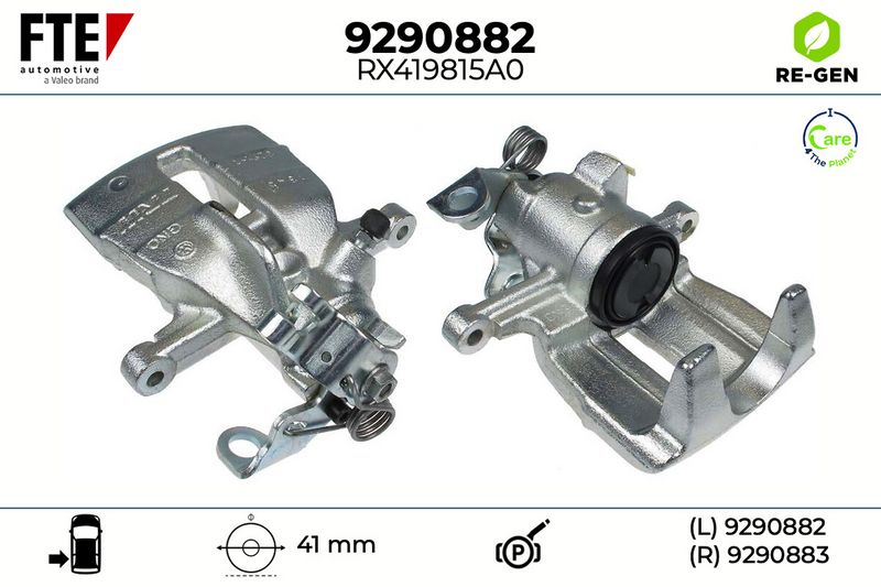 Zacisk hamulca FTE 9290882