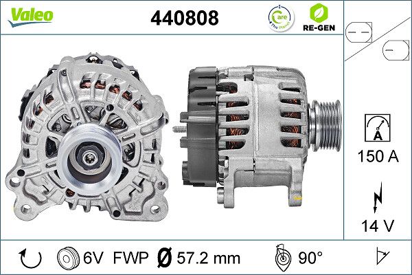 Alternator VALEO 440808