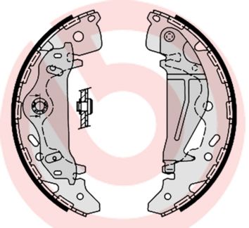 Zestaw szczęk hamulcowych BREMBO S 30 521