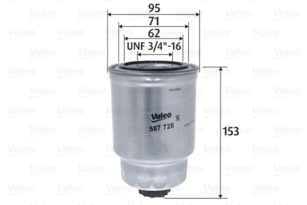 Filtr paliwa VALEO 587728