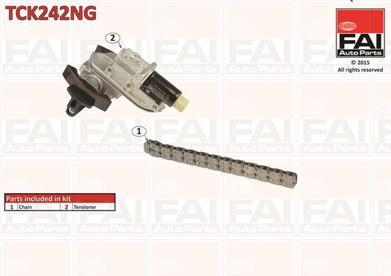 Zestaw łańcucha rozrządu FAI AutoParts tck242ng