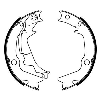 Zestaw szczęk hamulcowych ABE C00526ABE
