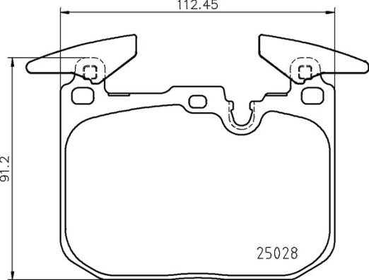 Zestaw klocków hamulcowych, hamulce tarczowe BREMBO P 06 098