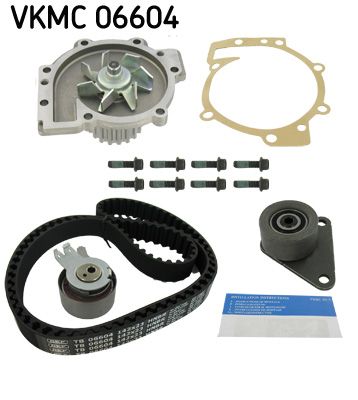 Pompa wody + zestaw paska rozrządu SKF VKMC 06604