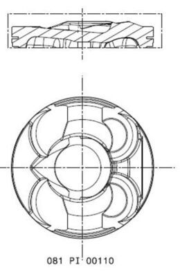 Tłok MAHLE 081PI00110000