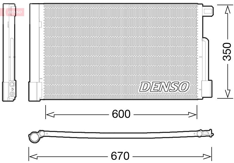 Skraplacz, klimatyzacja DENSO DCN01004